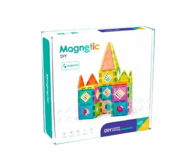 Set de constructie magnetic - 48 piese (5.5 cm) Set de constructie magnetic - 48 piese (5.5 cm)