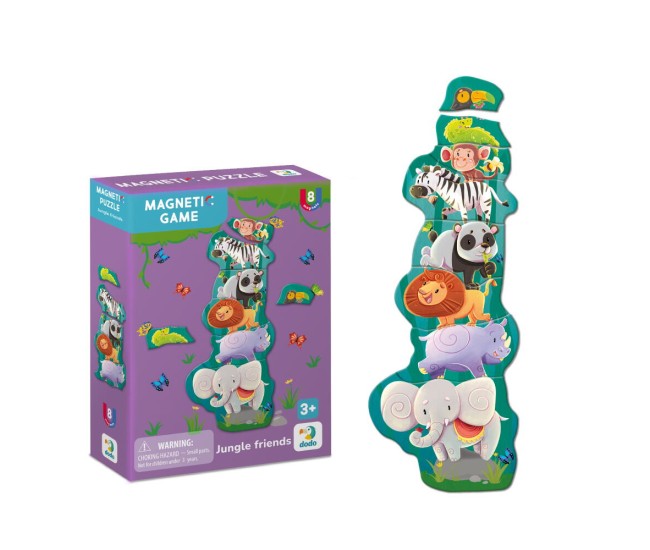 Set magnetic - Prietenii din jungla Set magnetic - Prietenii din jungla