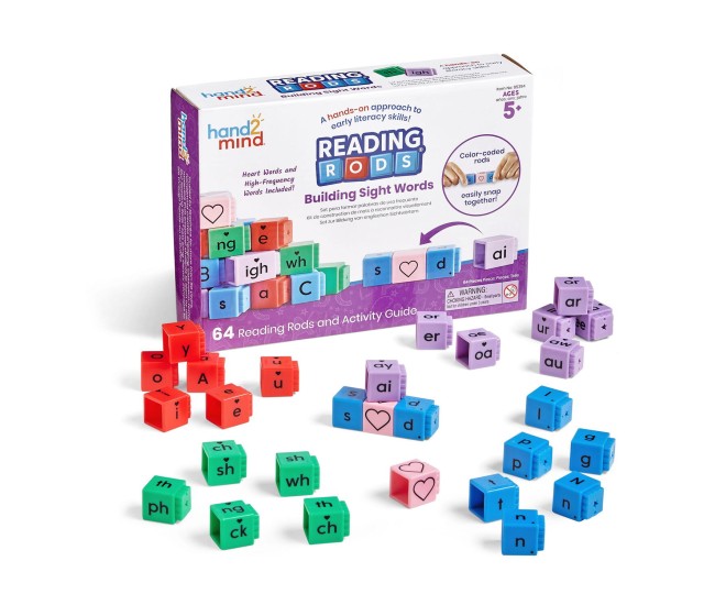 Cuburi Reading Rods® - Construim cuvinte uzuale (lb.engleza) Cuburi Reading Rods® - Construim cuvinte uzuale (lb.engleza)