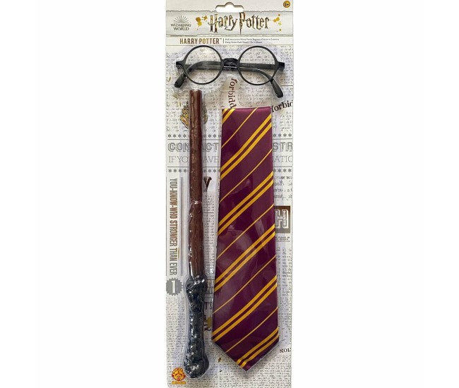 Accesorii Harry Potter - Bagheta, cravata & ochelari Accesorii Harry Potter - Bagheta, cravata & ochelari