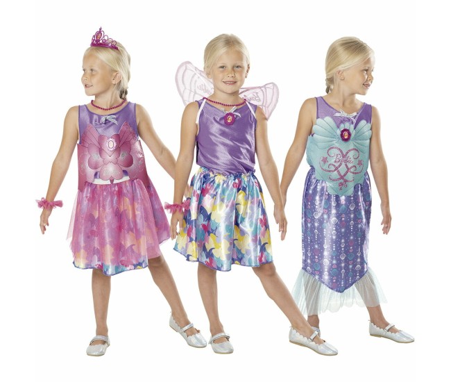 Cufar cu costumatii & accesorii Barbie