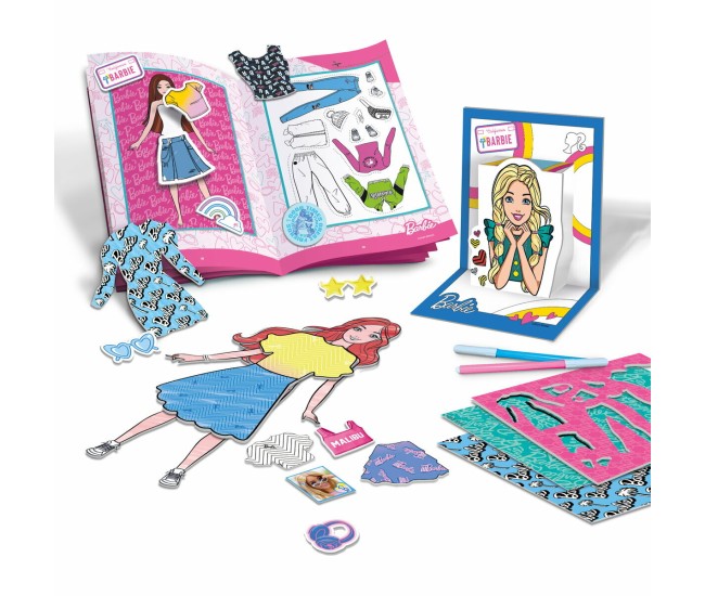 Kit de creatie cu ghiozdanel - Barbie Fasion Kit de creatie cu ghiozdanel - Barbie Fasion