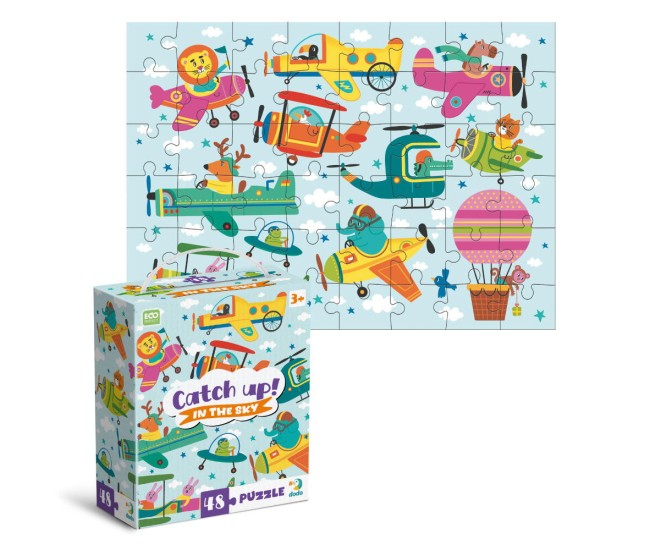 Puzzle - Aventuri in zbor (48 piese) Puzzle - Aventuri in zbor (48 piese)