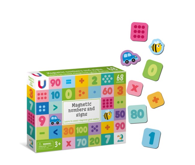 Set magnetic - Numere si simboluri matematice Set magnetic - Numere si simboluri matematice