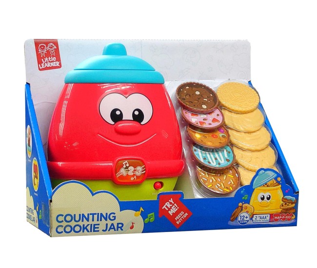 Jucarie interactiva - Borcanul cu biscuiti Jucarie interactiva - Borcanul cu biscuiti