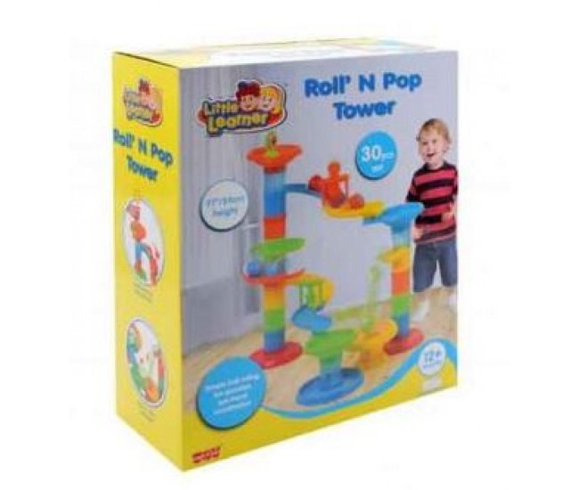 Jucarie interactiva - Turnulet cu bilute (30 piese) Jucarie interactiva - Turnulet cu bilute (30 piese)