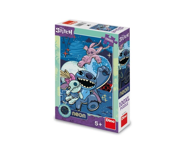 Puzzle neon XL - Stitch (100 piese) Puzzle neon XL - Stitch (100 piese)