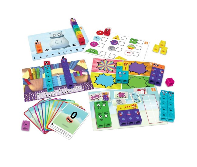 MathLink®Cubes Numberblocks in engleza Set de activitati de la 1 - 10 MathLink®Cubes Numberblocks in engleza Set de activitati de la 1 - 10
