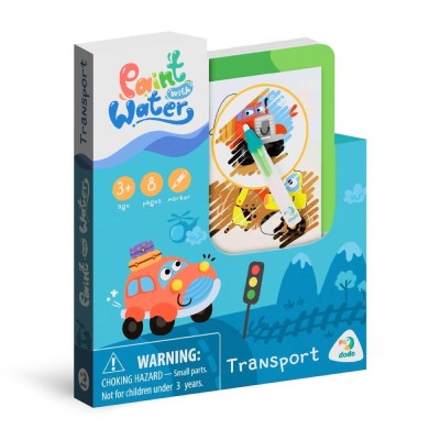 Set de colorat cu apa - Vehicule