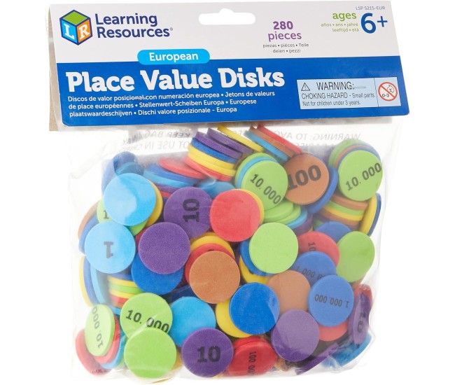 Jetoane din spuma - Sistem zecimal pozitional