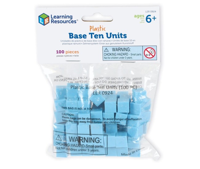 Set cuburi baza 10 (100 buc.)