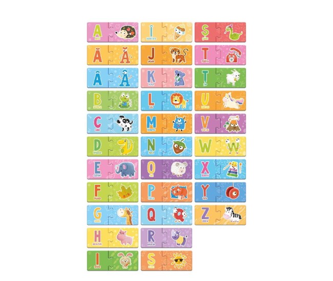 Joc educativ - Invat alfabetul (limba romana) Joc educativ - Invat alfabetul (limba romana)
