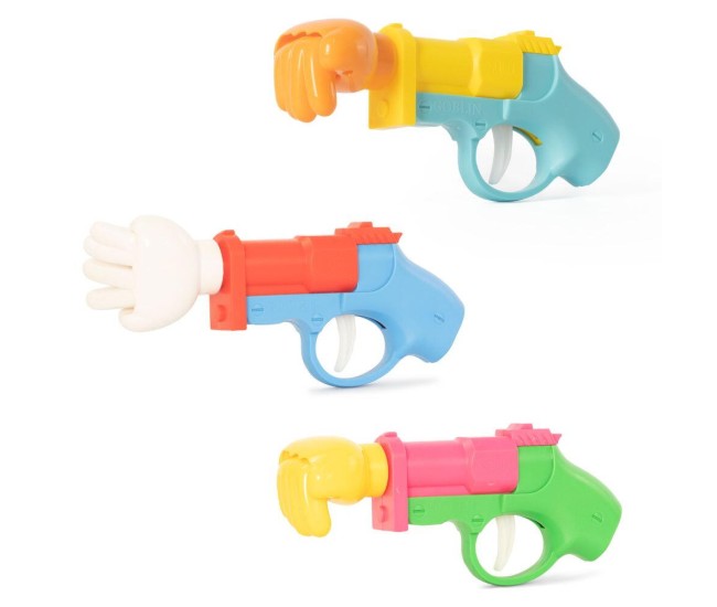 Pistol amuzant - Piatra, foarfeca, hartie
