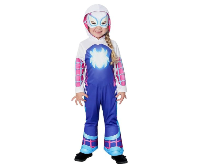 Costum de carnaval reflectorizant - Ghost Spider Costum de carnaval reflectorizant - Ghost Spider