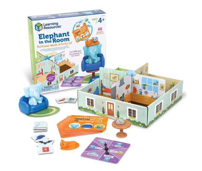 Set activitati relatii spatiale - Elefantul din camera