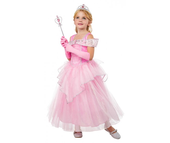 Costum de carnaval - Printesa (roz) Costum de carnaval - Printesa (roz)
