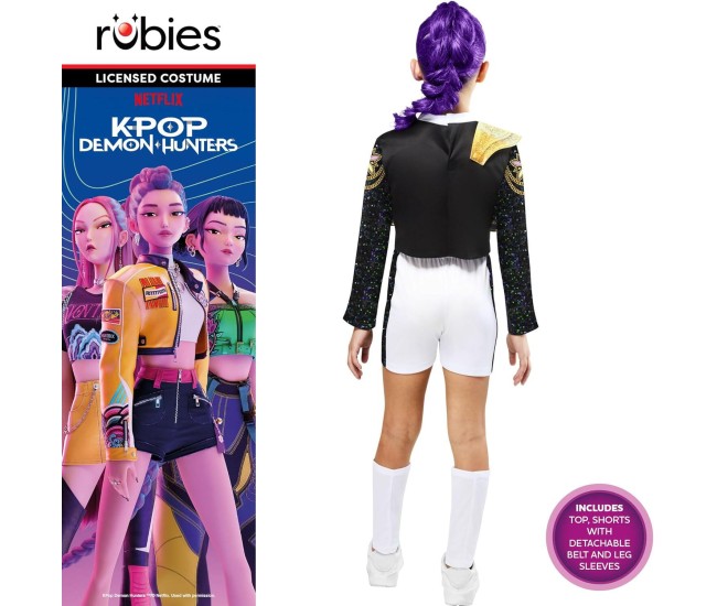 Costum de carnaval K-Pop Demon Hunters - Rumi Golden Deluxe Costum de carnaval K-Pop Demon Hunters - Rumi Golden Deluxe