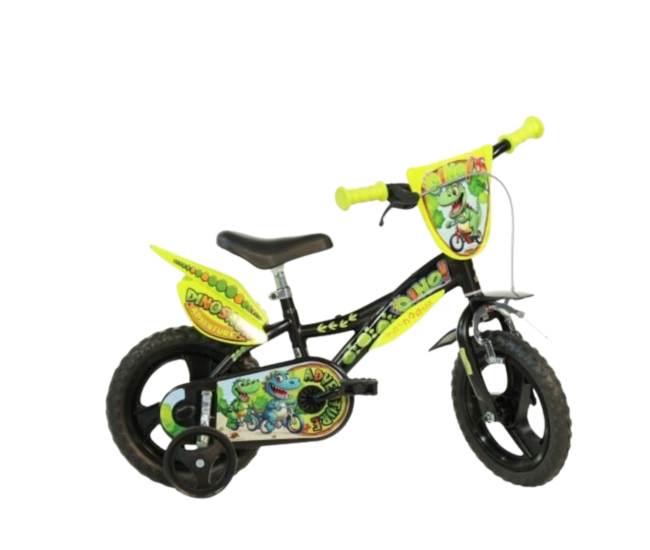Bicicleta copii 12'' Aventurile dinozaurului Bicicleta copii 12'' Aventurile dinozaurului