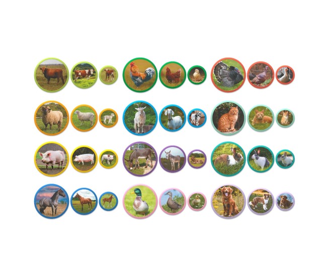 Set magneti Montessori - Animale de la ferma Set magneti Montessori - Animale de la ferma