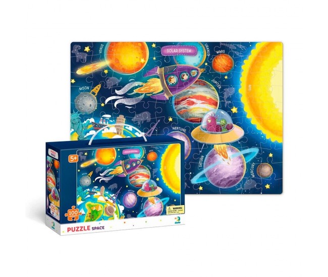 Puzzle - Spatiul cosmic (100 piese) Puzzle - Spatiul cosmic (100 piese)