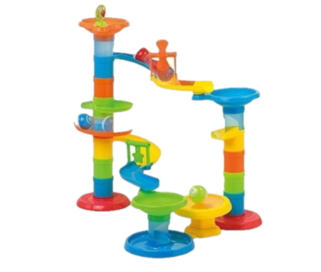 Jucarie interactiva - Turnulet cu bilute (30 piese) Jucarie interactiva - Turnulet cu bilute (30 piese)