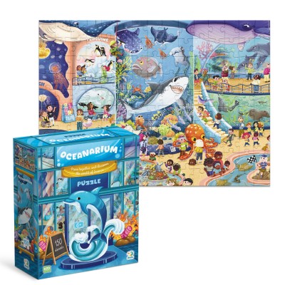 Puzzle - Delfinariu (150 piese) Puzzle - Delfinariu (150 piese)