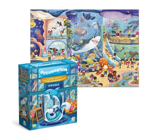 Puzzle - Delfinariu (150 piese) Puzzle - Delfinariu (150 piese)
