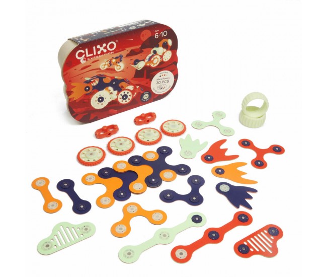 Clixo® joc magnetic de construit - Vehicule spatiale ( 30 piese) Clixo® joc magnetic de construit - Vehicule spatiale ( 30 piese)
