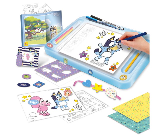 Tablita de desen cu lumini - Bluey Tablita de desen cu lumini - Bluey