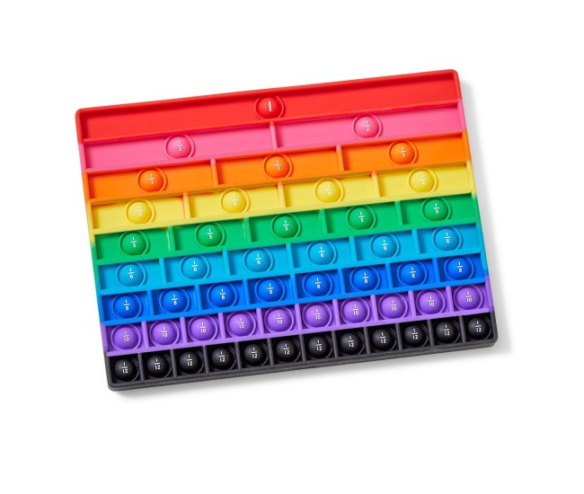 Tablita senzoriala cu fractii - Rainbow Fraction®