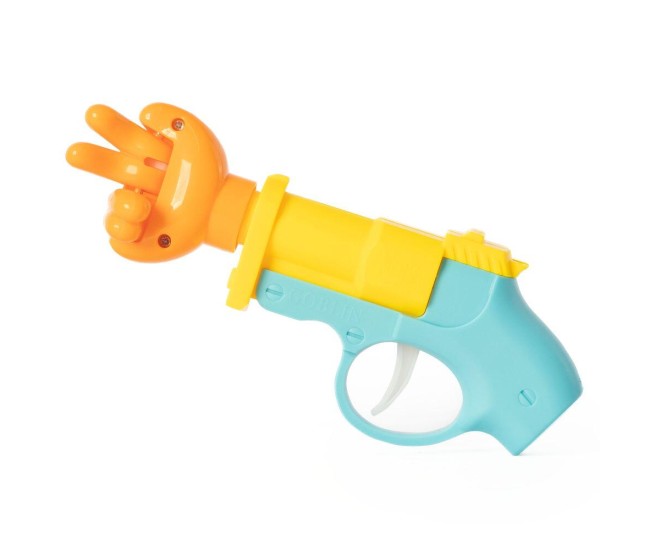 Pistol amuzant - Piatra, foarfeca, hartie