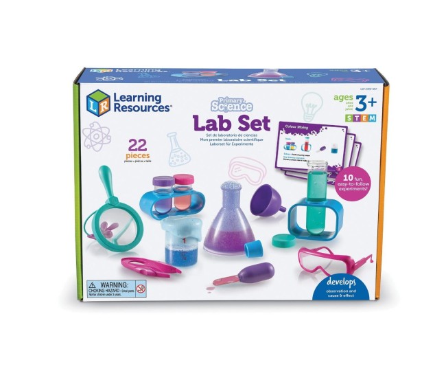 Set de stiinta primar roz