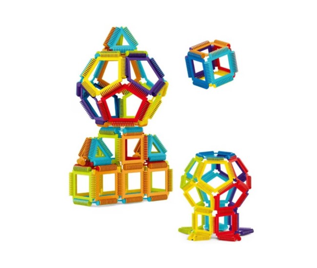 Joc de constructie STEAM - Forme magice (40 piese) Joc de constructie STEAM - Forme magice (40 piese)