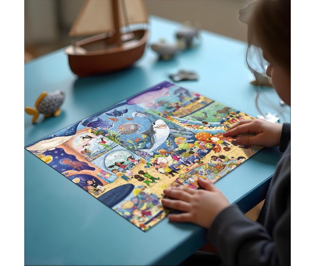 Puzzle - Delfinariu (150 piese) Puzzle - Delfinariu (150 piese)