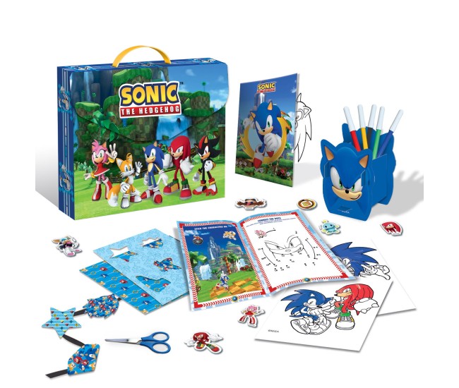Set de creatie & desen - Sonic Set de creatie & desen - Sonic