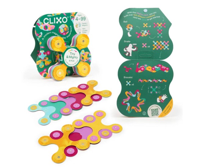 Clixo® joc magnetic de construit - Tiny & Mighty - Pasari tropicale (9 piese) Clixo® joc magnetic de construit - Tiny & Mighty - Pasari tropicale (9 piese)