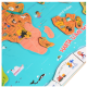 Harta lumii mare - puzzle magnetic (lb.romana) Harta lumii mare - puzzle magnetic (lb.romana)