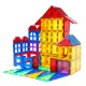 Set de constructie magnetic 3D - 100 piese Set de constructie magnetic 3D - 100 piese