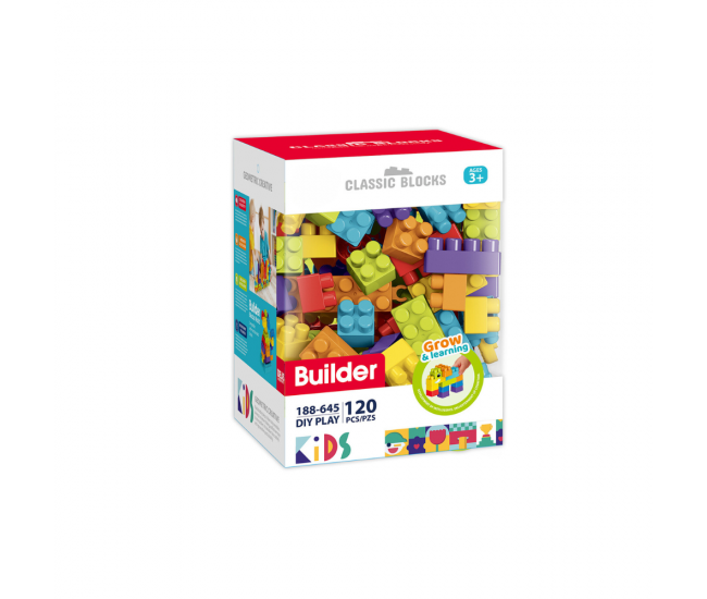 Cuburi de construit (120 piese) Cuburi de construit (120 piese)