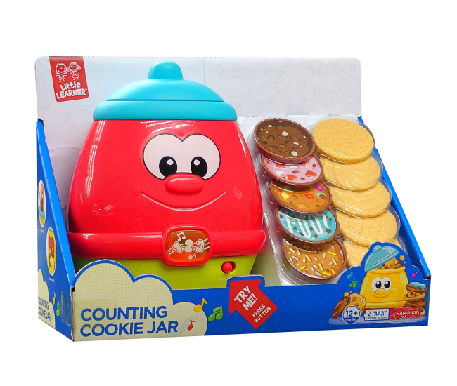 Jucarie interactiva - Borcanul cu biscuiti Jucarie interactiva - Borcanul cu biscuiti