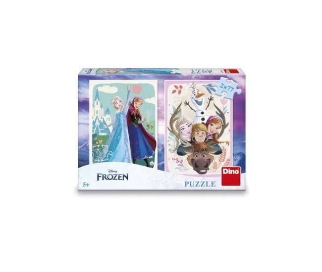 Puzzle 2 in 1 - Anna si Elsa (2 x 77 piese) Puzzle 2 in 1 - Anna si Elsa (2 x 77 piese)