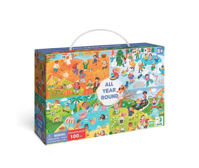 Puzzle - Anotimpurile (100 piese) Puzzle - Anotimpurile (100 piese)