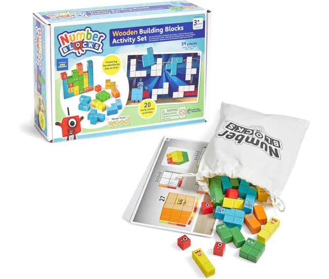 Set activitati cu cuburi din lemn - Numberblocks® Set activitati cu cuburi din lemn - Numberblocks®