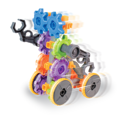Set de constructie 3 in 1 STEM  - Robotel & masinute saniter