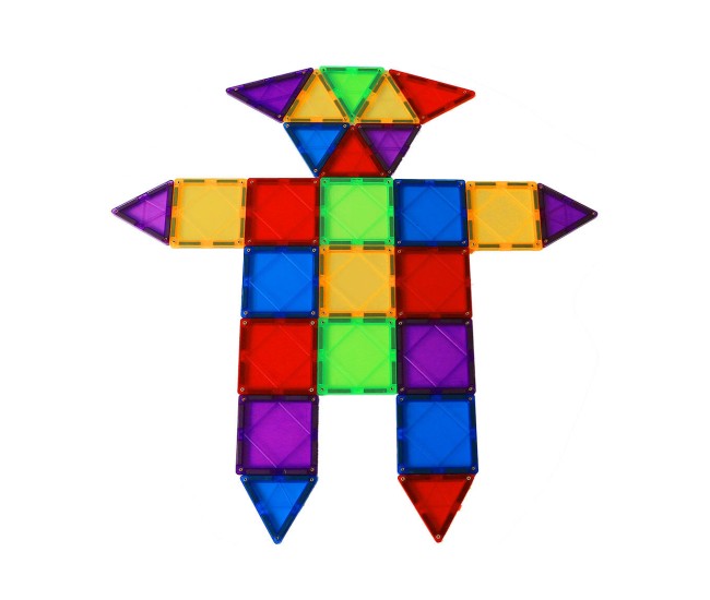 Set de constructie magnetic - 70 piese Set de constructie magnetic - 70 piese