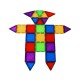 Set de constructie magnetic - 70 piese Set de constructie magnetic - 70 piese