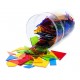 Poligoane colorate - set 450 buc Poligoane colorate - set 450 buc