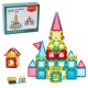 Set de constructie magnetic 3D - 103 piese Set de constructie magnetic 3D - 103 piese