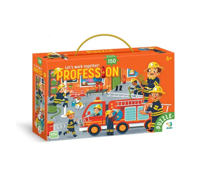 Puzzle meserii - Pompier (150 piese) Puzzle meserii - Pompier (150 piese)
