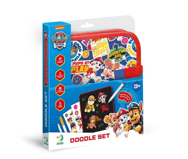 Set desen pentru calatorii - Patrula Catelusilor